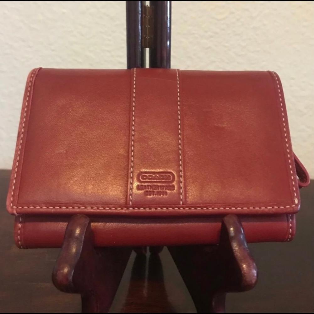 Coach Red Wallet